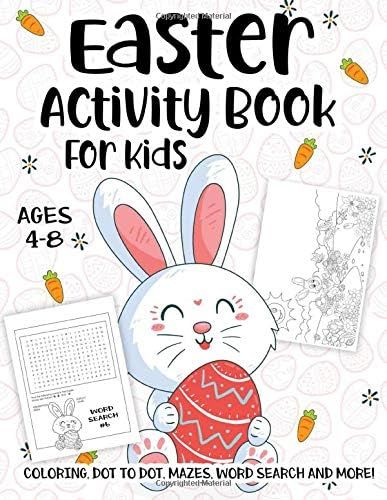 Easter Activity Book For Kids Ages 4-8: A Fun Kid Workbook Game For Learning, Happy Easter Day Color | Amazon (US)