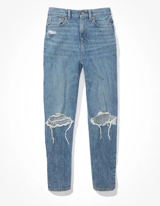 AE Ripped Relaxed Mom Jean | American Eagle Outfitters (US & CA)