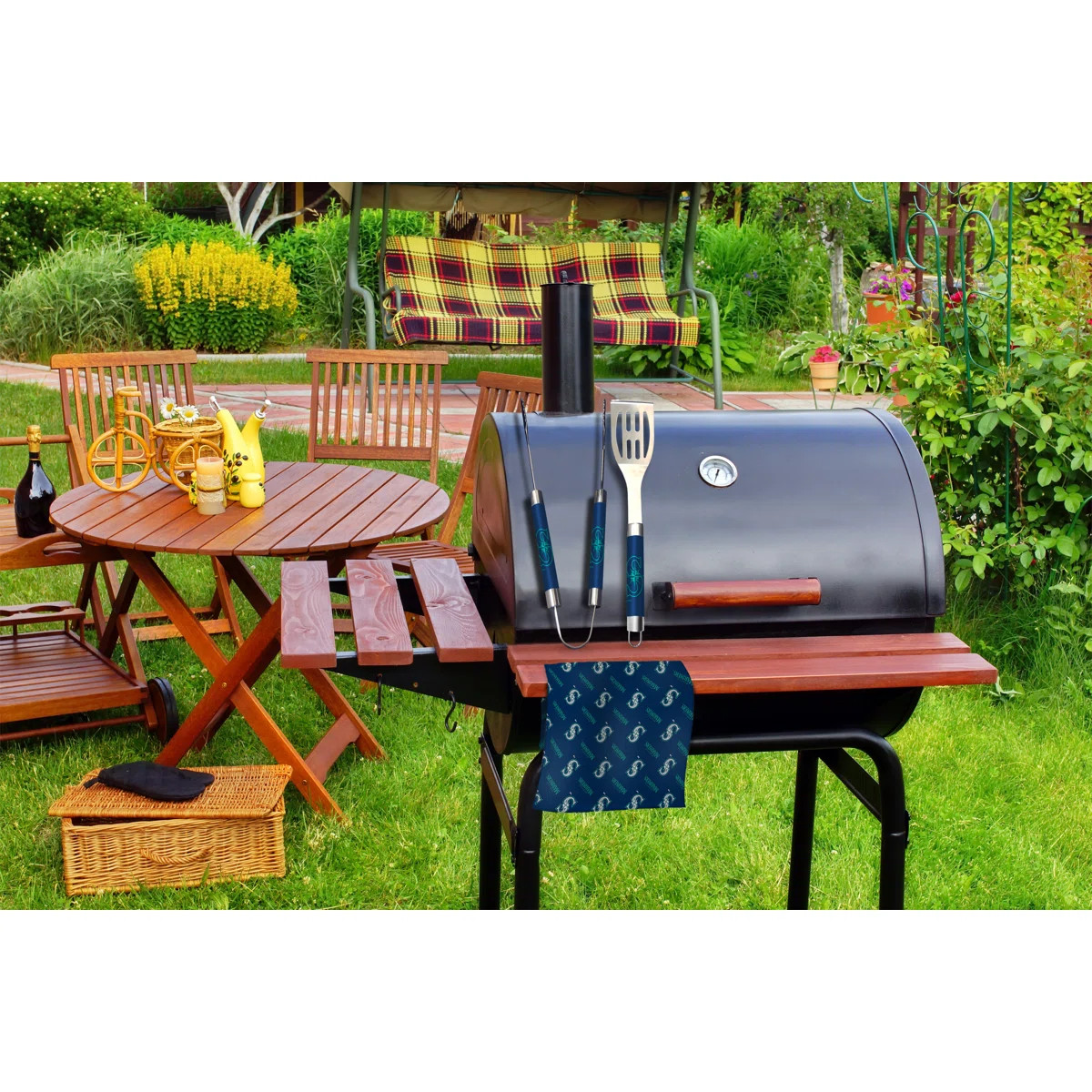 Stainless Steel Non-Stick Grilling Tool Set | Wayfair North America