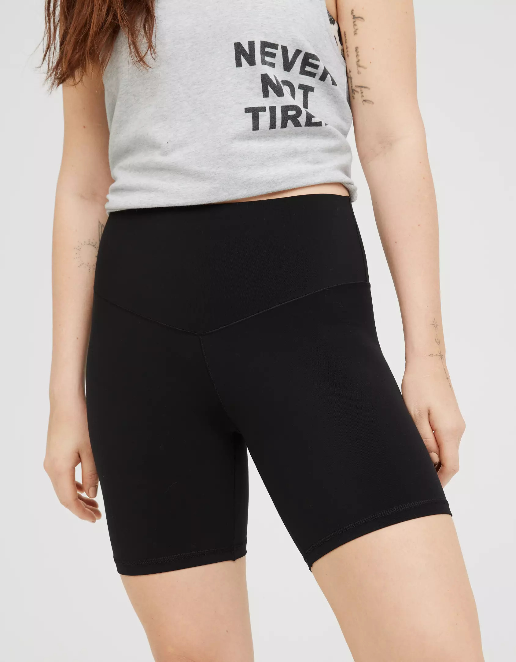 OFFLINE Real Me High Waisted 7" Bike Short | Aerie
