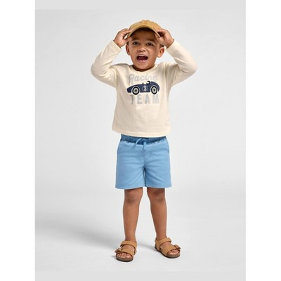 The Children's Place Toddler Boys French Terry Active Shorts Blue 12-18 M | Target