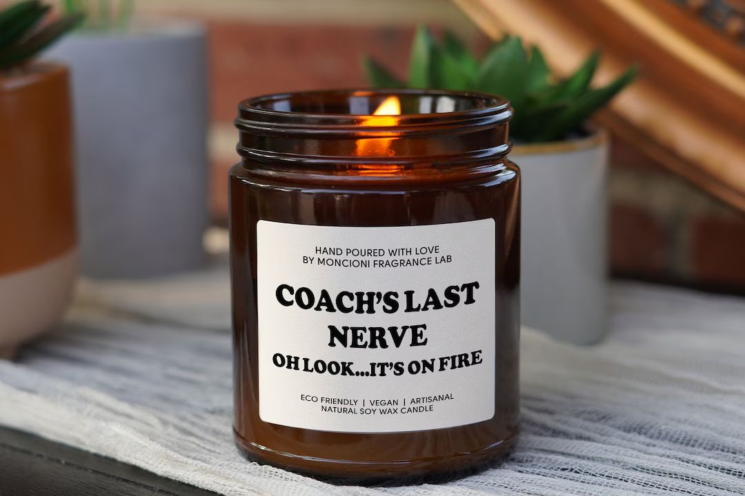 Coach's Last Nerve Scented Soy Candle Best Coach Coach - Etsy | Etsy (US)