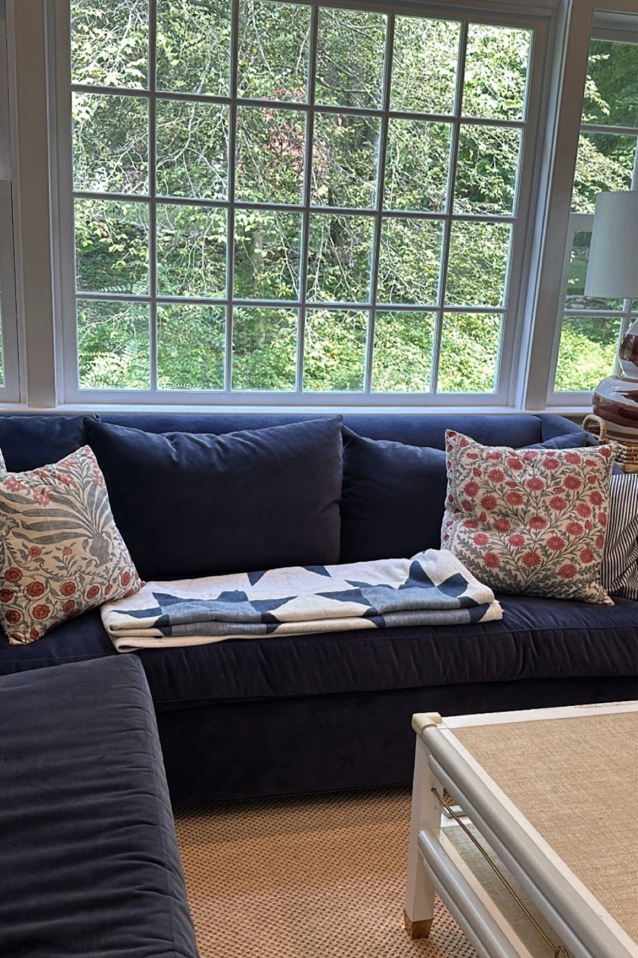 Family room, blanket, throw blanket, coffee table 

#LTKStyleTip #LTKHome