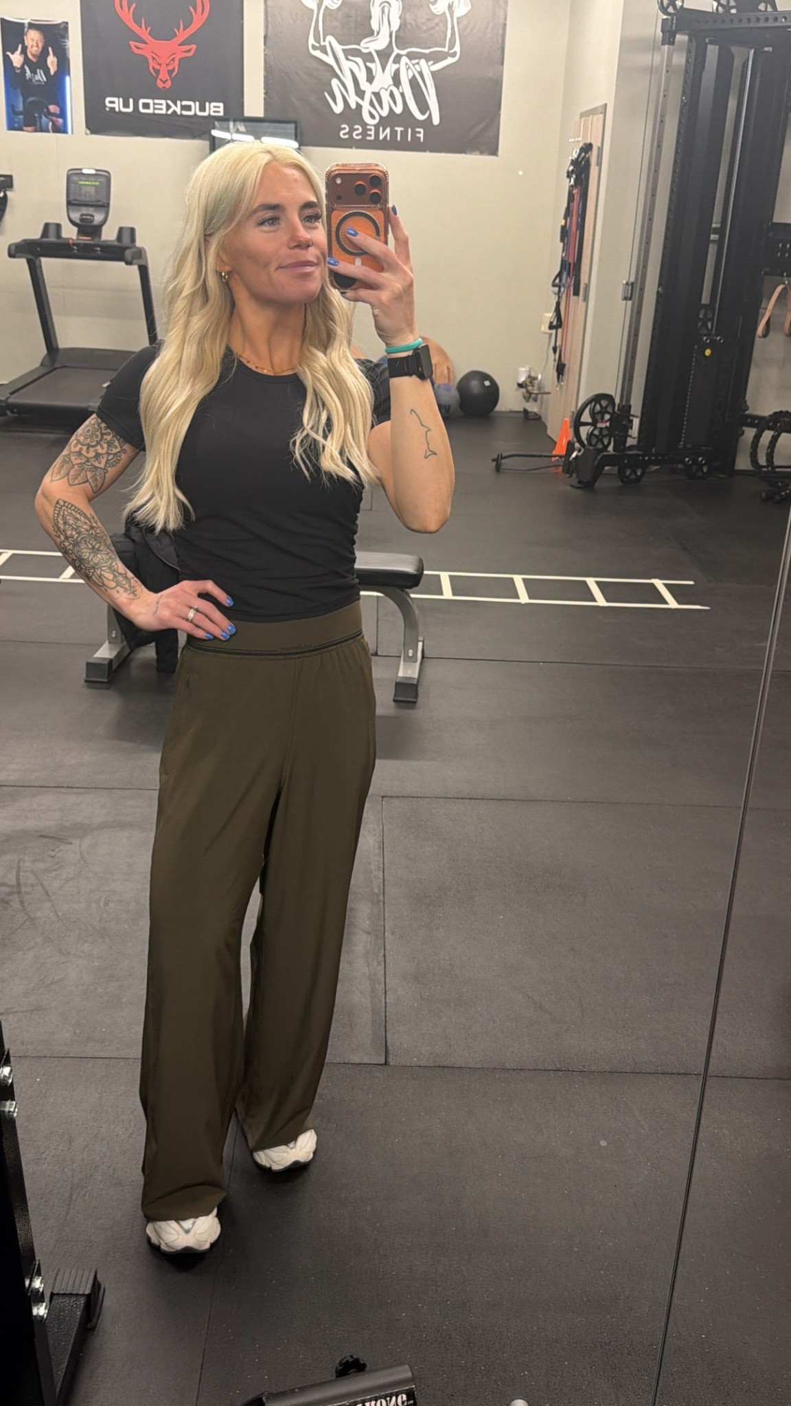 The pants that can go from relaxed to work-mode in a blink of an eye! The perfect shirt for any occasion and the shoes that scream HOT MOM 🔥😍@lululemon 

#LTKootd #LTKgrwm #LTKActive