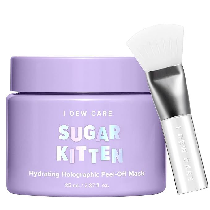 I DEW CARE Sugar Kitten Peel Off Face Mask + Soft Silicone Face Mask Brush Bundle | Amazon (US)