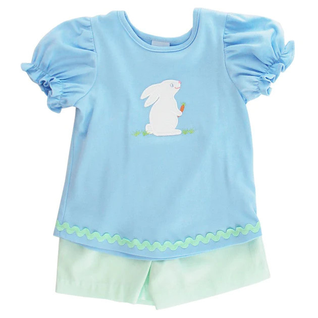 Bashful Bunny- Girls Short Set | The Bailey Boys