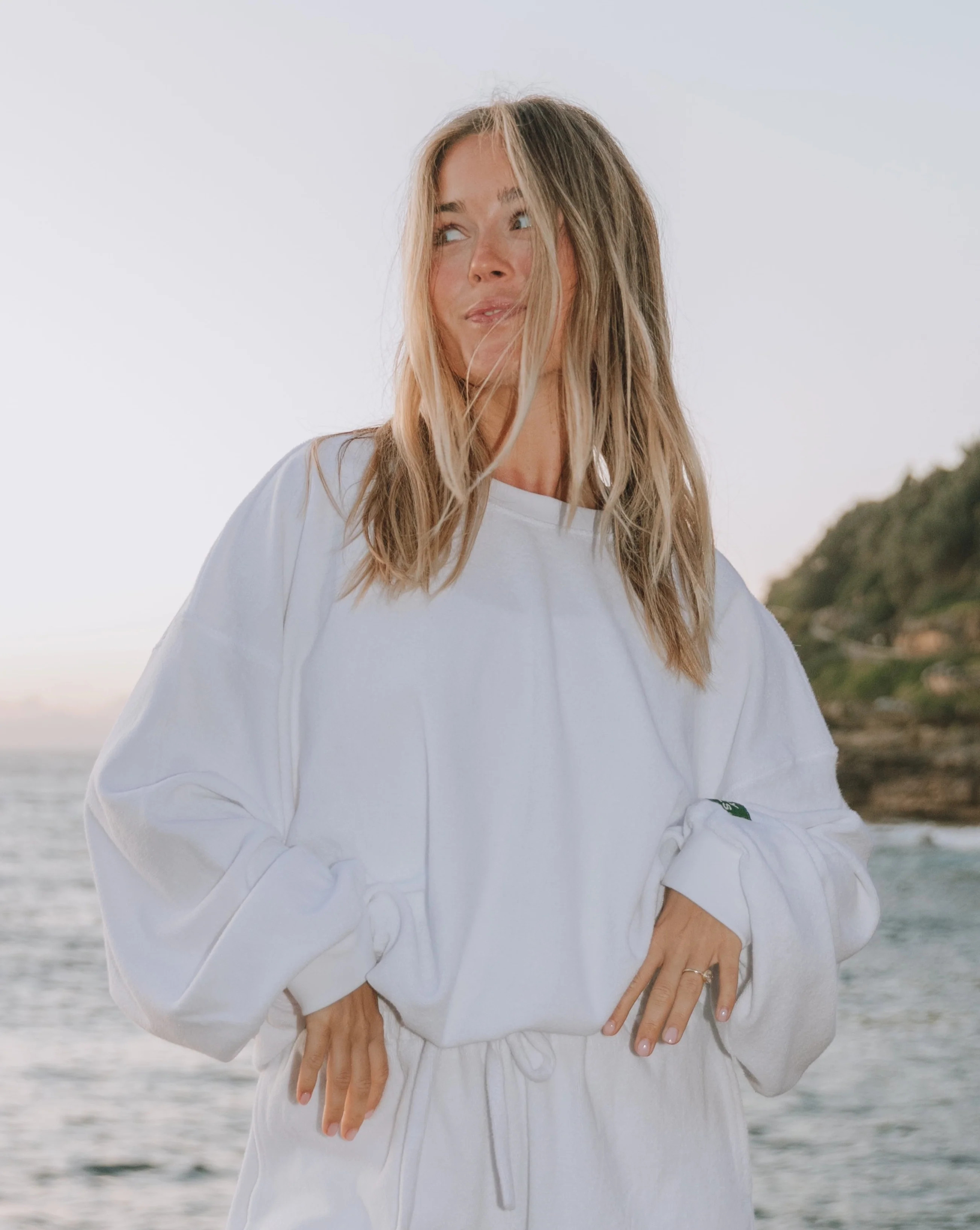 Terry Oversized Crew | Daily Drills