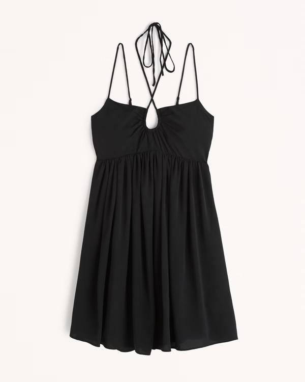 Strappy Flirty Mini Dress | Abercrombie & Fitch (US)