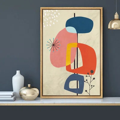Mid-Century Modern Colorful 1960s Polygons " on | Wayfair North America