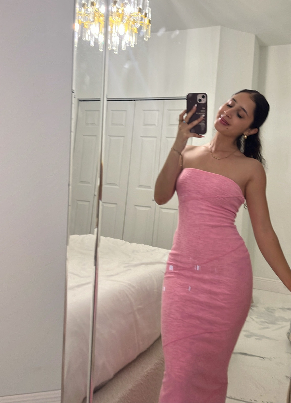 Pink strapless maxi dress. 💕 Perfect for Spring.

#LTKfindsunder50 #LTKfindsunder100 #LTKSeasonal