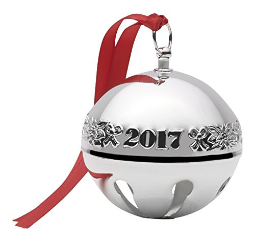 Wallace 2017 Silver Plated Sleigh Bell Ornament, 47th Edition | Amazon (US)