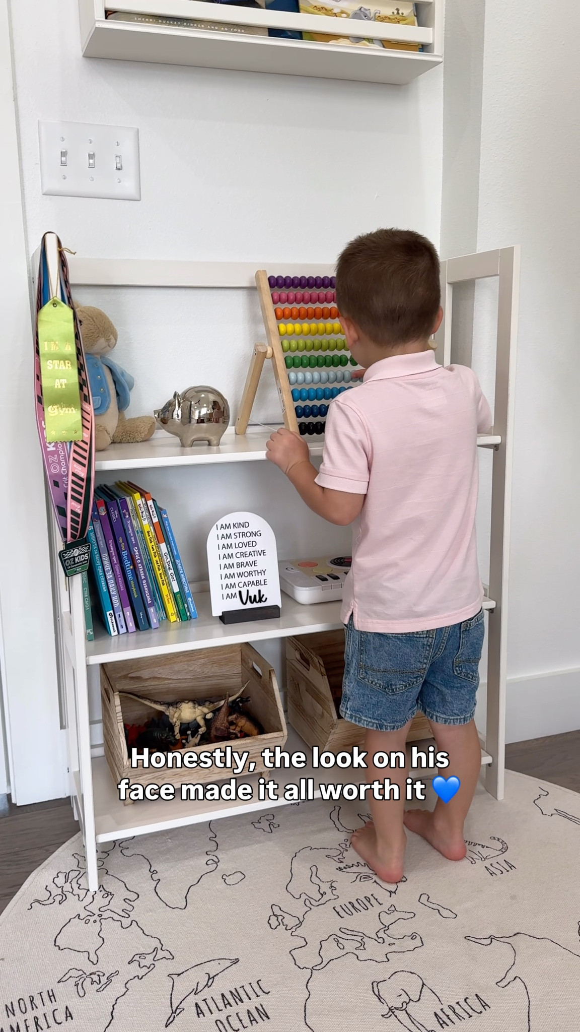 Toddler playroom, easy shelf! 

#LTKHome #LTKFamily