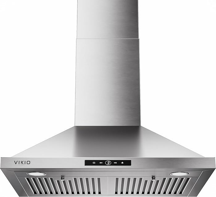 Wall Mount Range Hood 30 inch, 580 CFM, Ducted/Ductless Convertible, Stainless Steel Kitchen Vent... | Amazon (US)