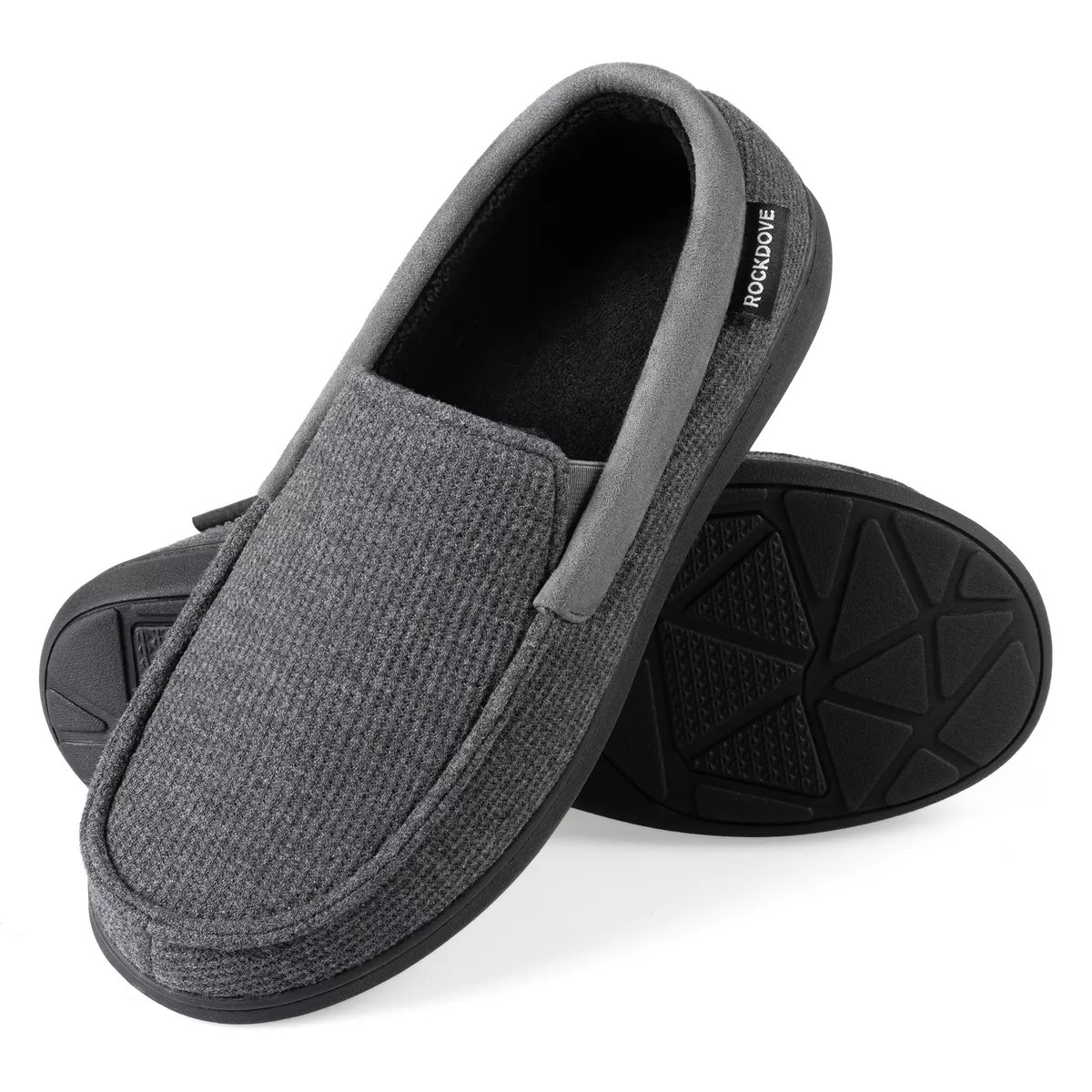 RockDove Men's SILVADUR Anti-Odor Moc Slipper with Removable Insole | Target