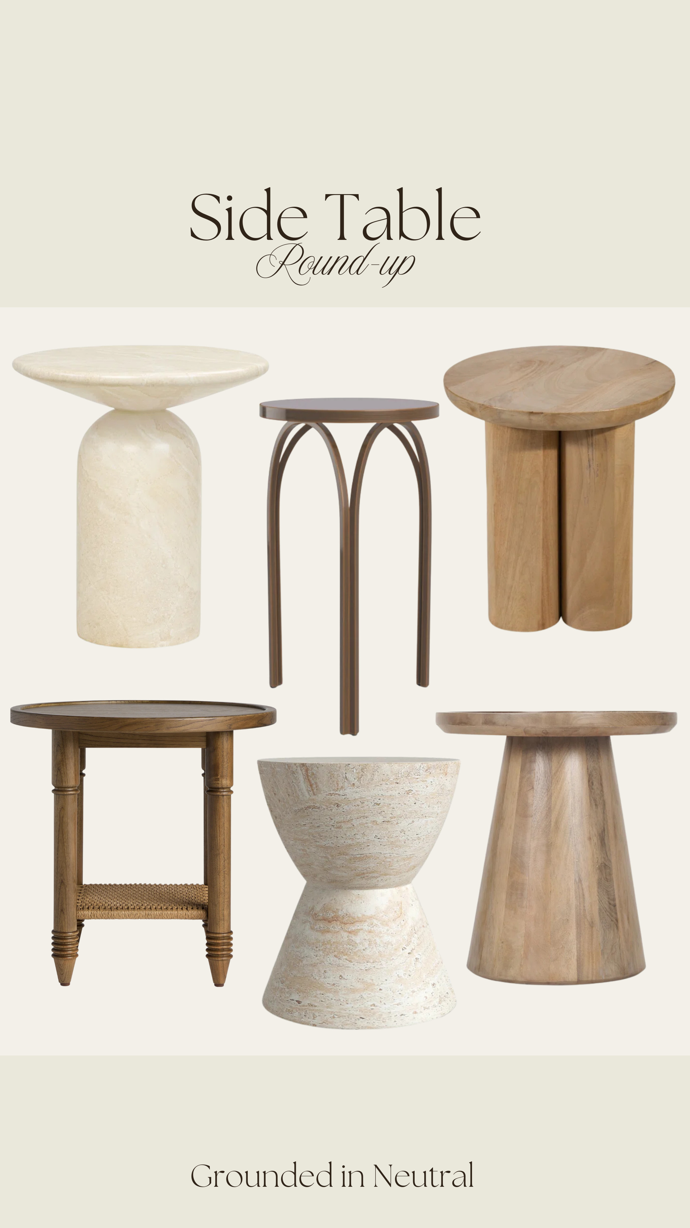Side table round-up🤎

@Wayfair @Lulu and Georgia

#LTKHome #LTKSaleAlert