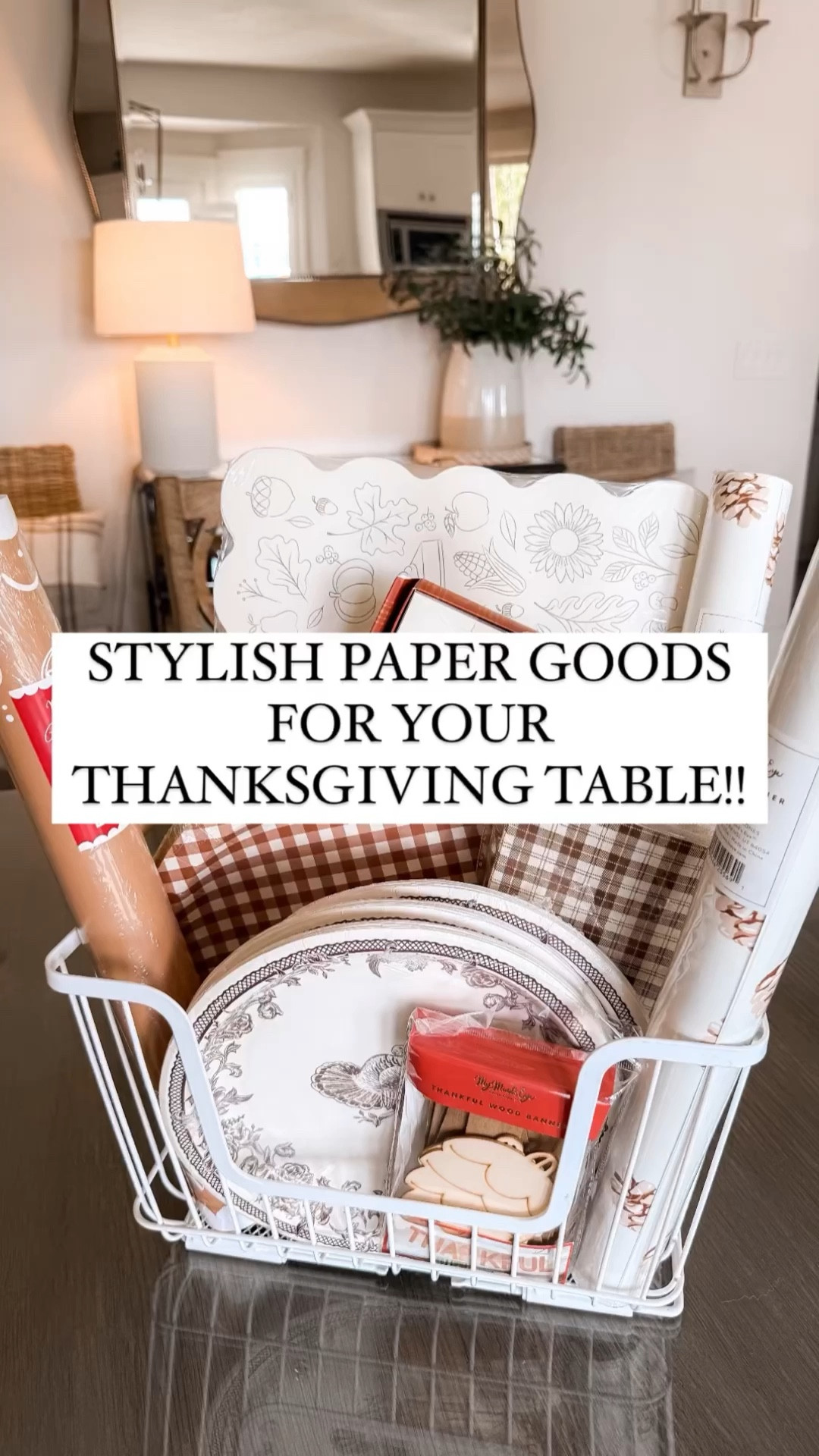 I love keeping all of my fun items for each holiday in an easily-accesible basket. These darling Thanksgiving products are a must-have! Effortlessly cute and cleanup-friendly, they make your holiday table look amazing without the stress! Any items we don't use, I'll put them away with that holiday's home decor for next season so I don't forget about them!

Holiday Party / Affordable / Budget / Classic Decor / Classic Style / Elevated Style / Hosting / Party / Parties / Event / The Look for Less / Home Decor / Dishes / Glassware / Dinner / Labor Day / Holidays / Organized 


#LTKParties #LTKFindsUnder50 #LTKHoliday