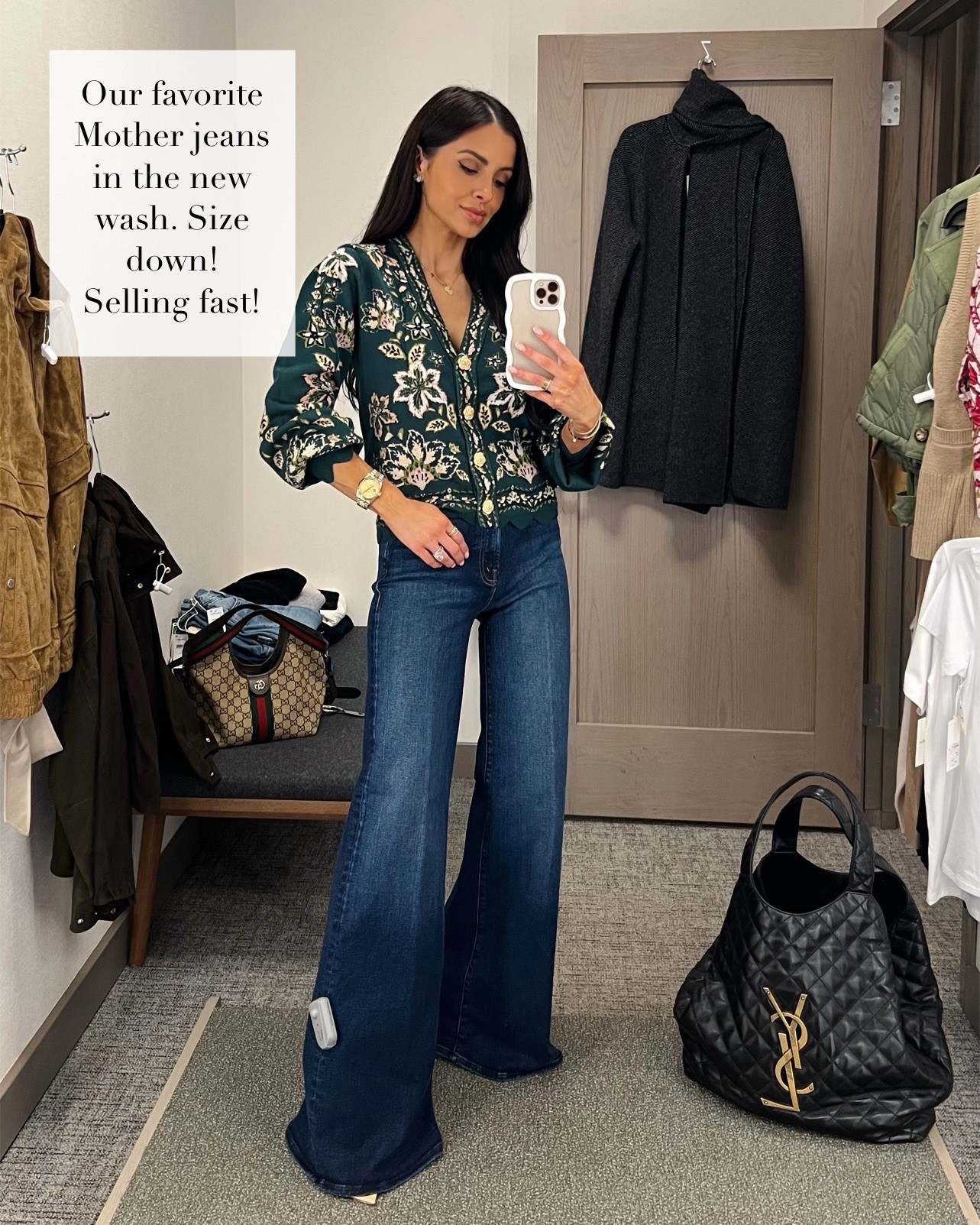 Nordstrom anniversary sale picks I’m buying 
Mother hustler jeans wearing a 23 - size down. My favorite pair from the #NSALE
Farm Rio cardigan wearing an xs
L

#LTKSaleAlert #LTKOver40 #LTKmomlife