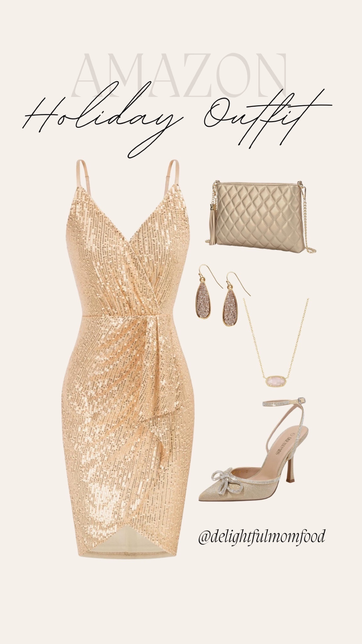 Holiday outfit inspired from Amazon! 

Thanksgiving outfit
Friendsgiving outfits
Holiday party outfits
Holiday dresses
Holiday outfits
Sequin dress
Rose gold dress
Gold sequin dress
Spaghetti strap dress
Sparkle heals
Christmas
Wedding guest dress

#ltkseasonal #ltkwedding

#LTKover40 #LTKHoliday #LTKfindsunder100