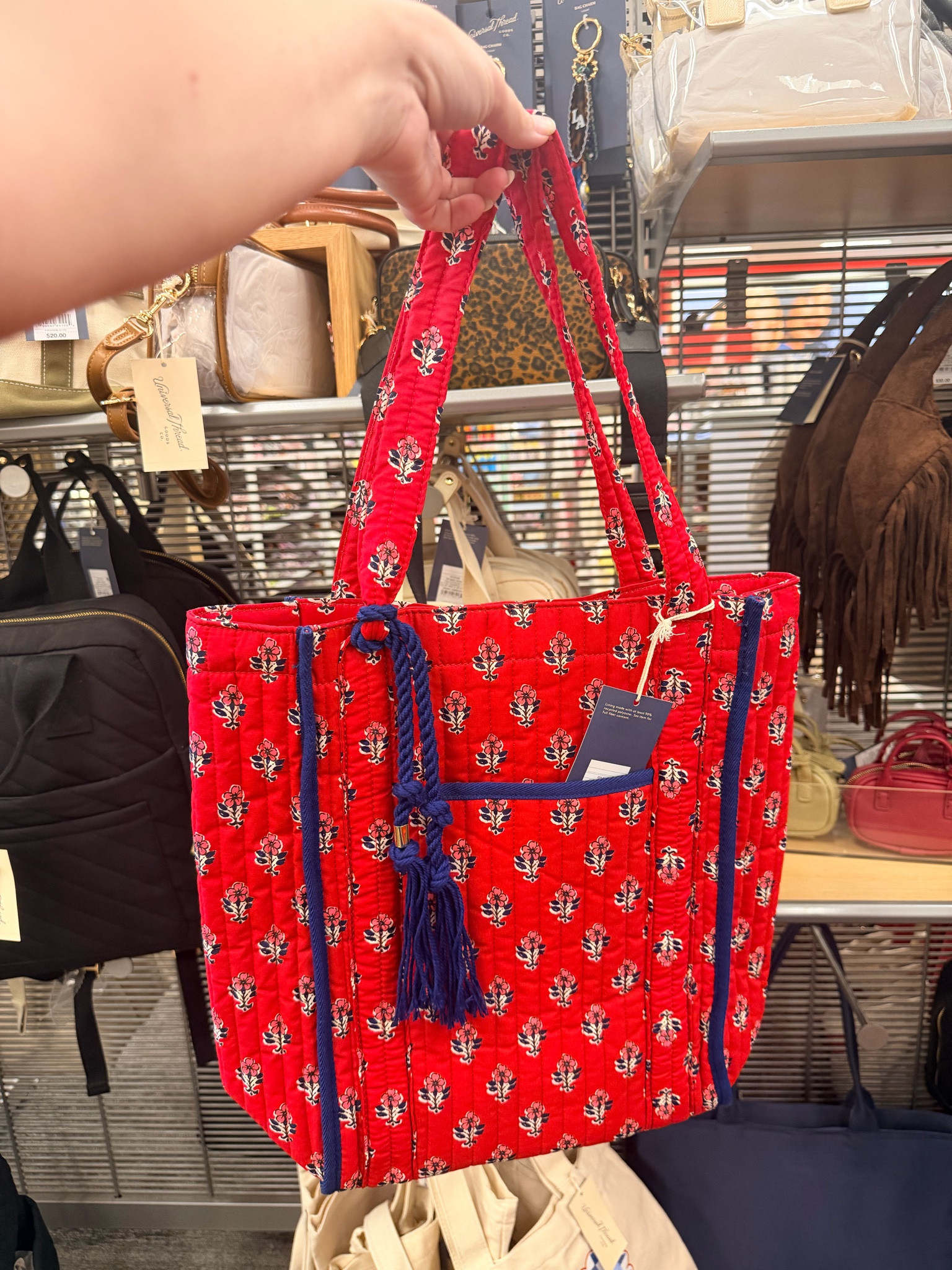 This super cute tote is perfect for anywhere you’re going this season! The tassels are the perfect piece to finish this look 💙

#bag #tote #summeraccessories #fourthofjuly

#LTKSeasonal #LTKBeauty #LTKOver40