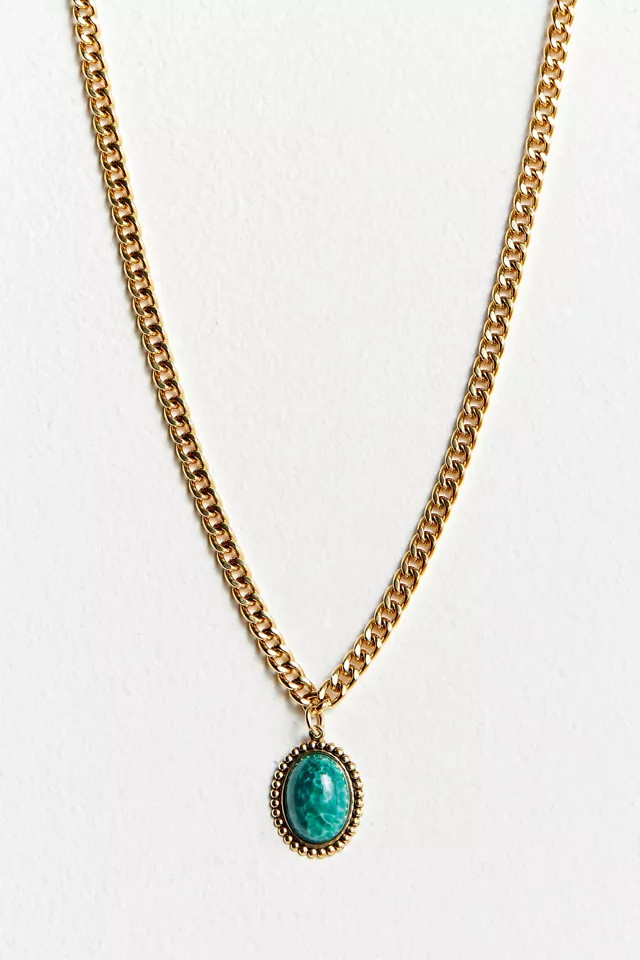 Ariel Neman Genuine Stone Necklace | Urban Outfitters (US and RoW)