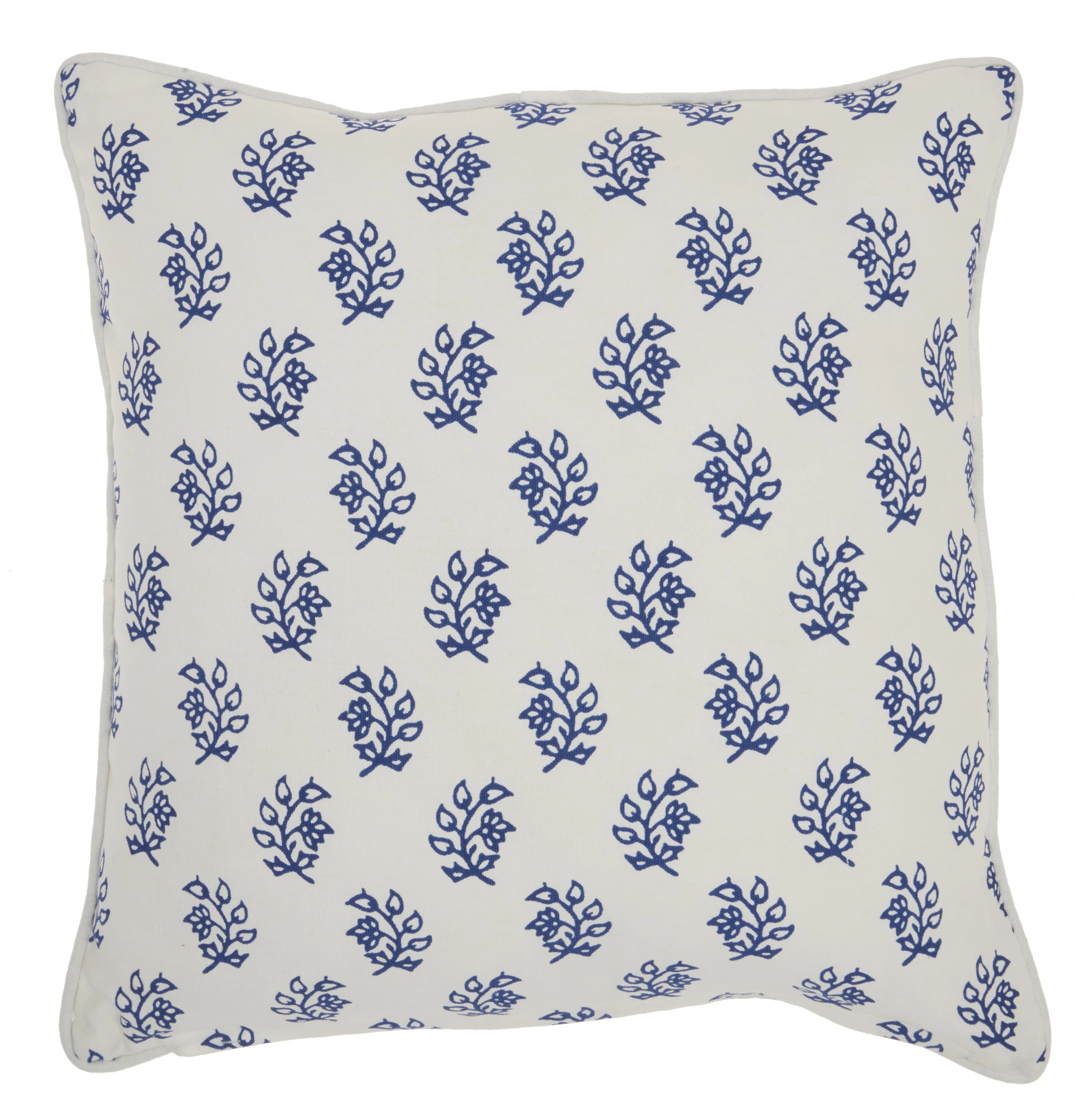 Nourison Life Styles Blue Decorative Throw Pillow , 18"X18" | Walmart (US)