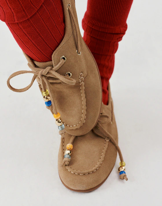 The Jamie Boat Shoe in Suede | Madewell