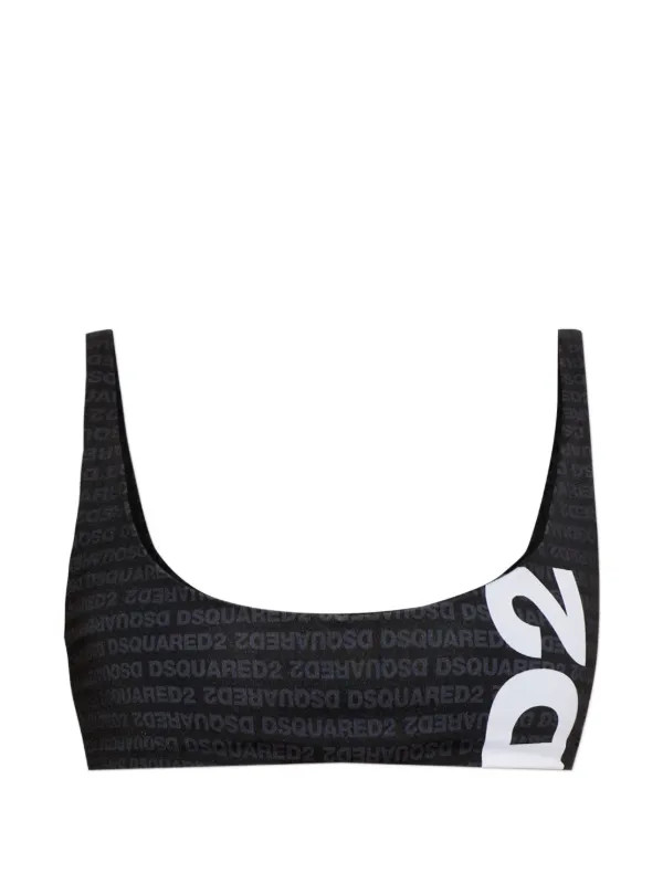 DSQUARED2logo-print bikini top | Farfetch Global
