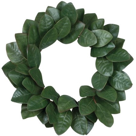 Sullivans Artificial Magnolia Leaf Wreath 20""H Green | Walmart (US)