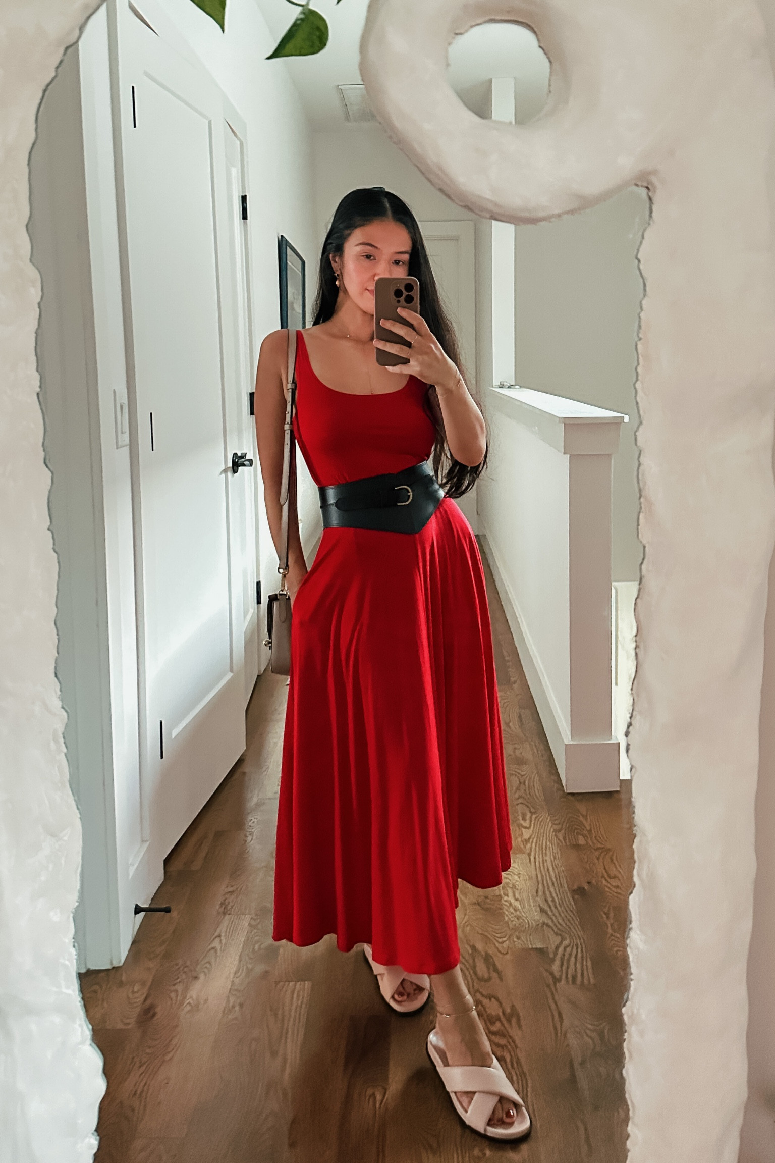 Comfy red maxi dress - wearing size XS 🍅 

#LTKfindsunder100 #LTKstyletip #LTKSeasonal