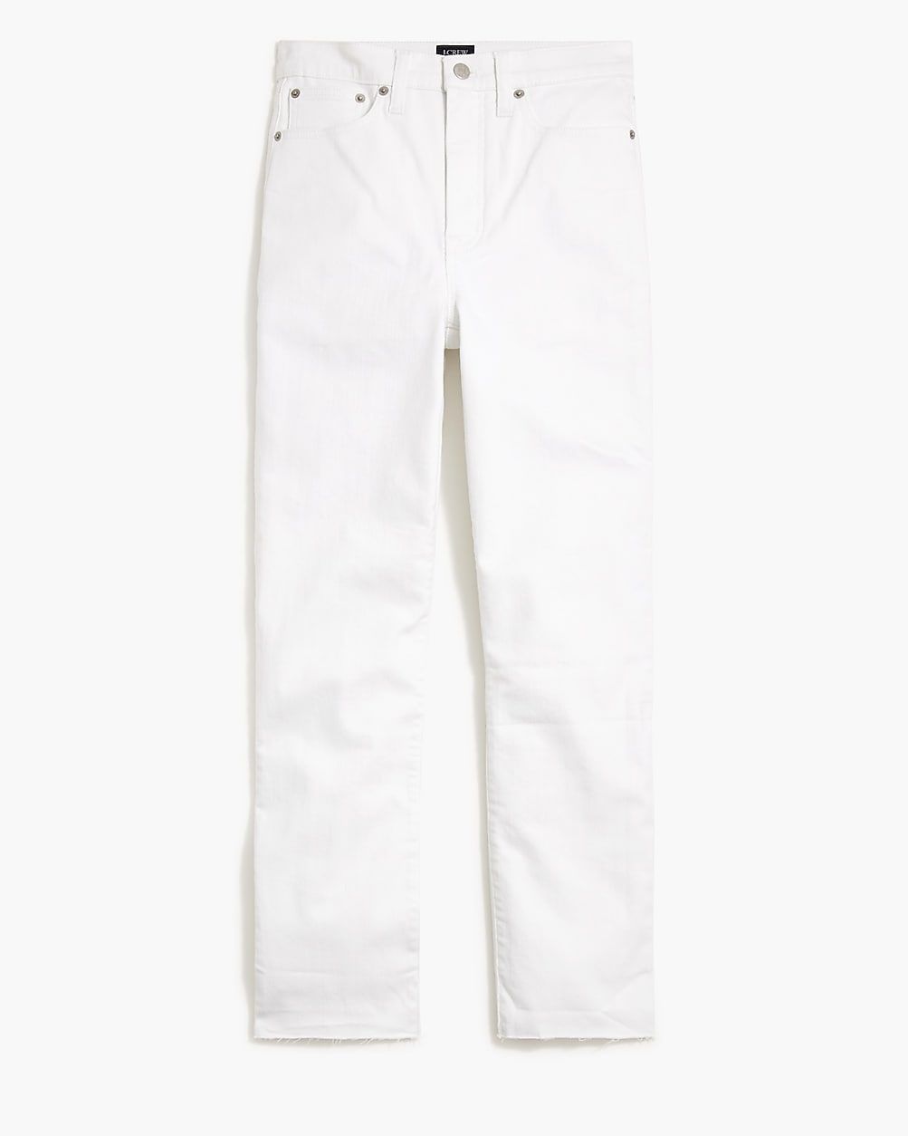 Tall white stovepipe straight jean in signature stretch+ | J.Crew Factory