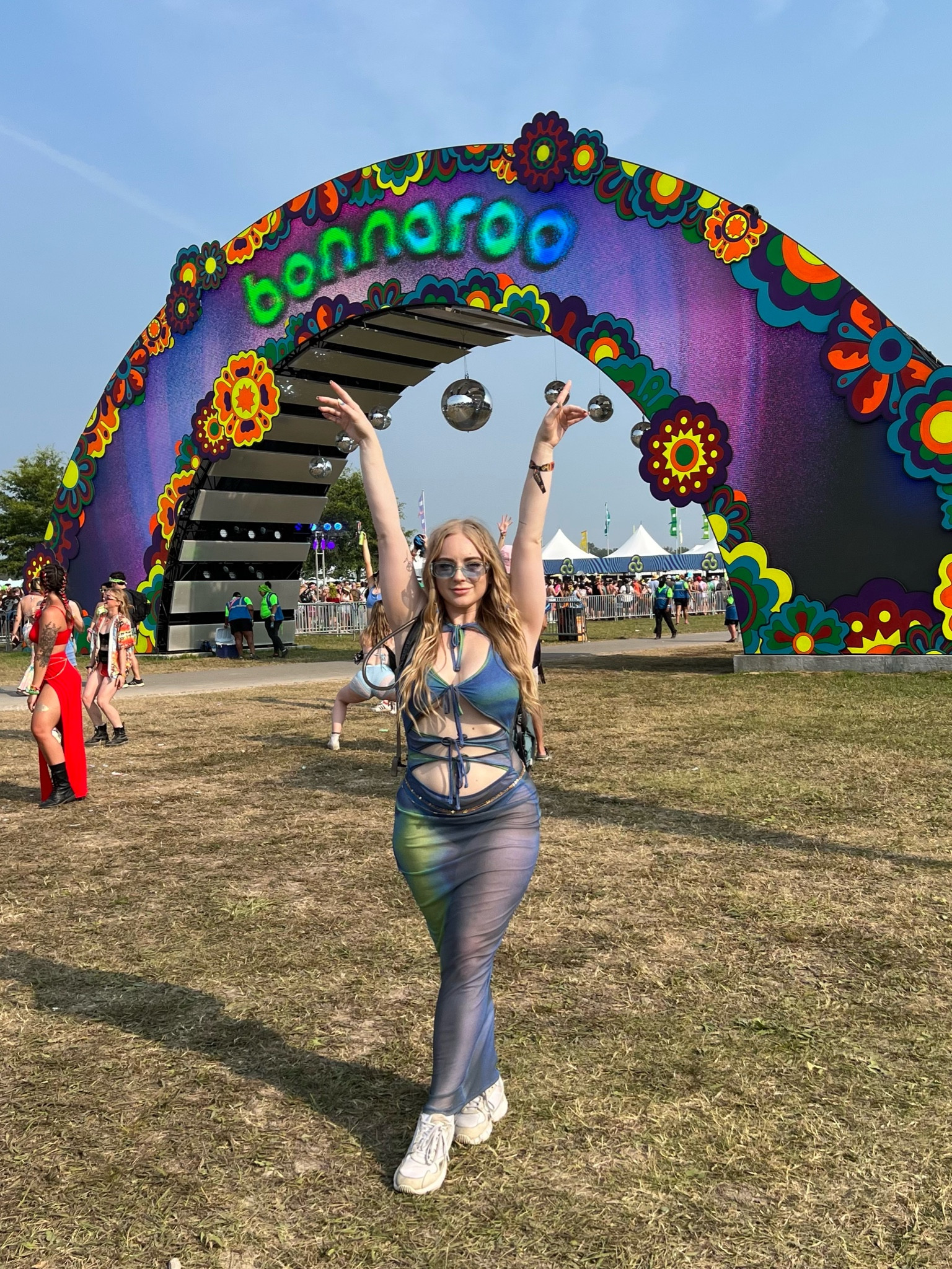 Bonnaroo day 3 look!! This dress was my absolute favorite from the weekend!! I’m wearing a size small and absolute loveeeee it. I did have to tape my boobs with boob tape to make the look work lol. 

#LTKcurves #LTKfit #LTKunder100