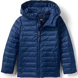 Kids ThermoPlume Packable Hooded Jacket | Lands' End (US)