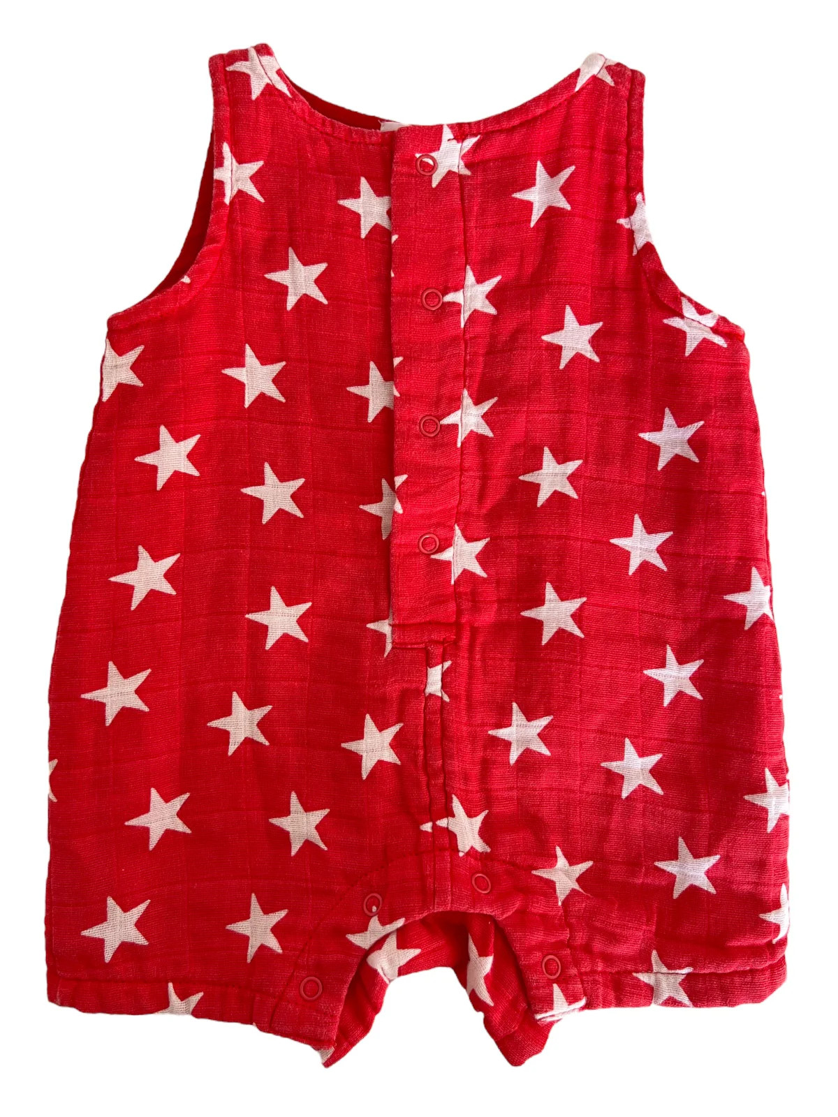 Muslin Shortie Romper, Star Spangled | SpearmintLOVE