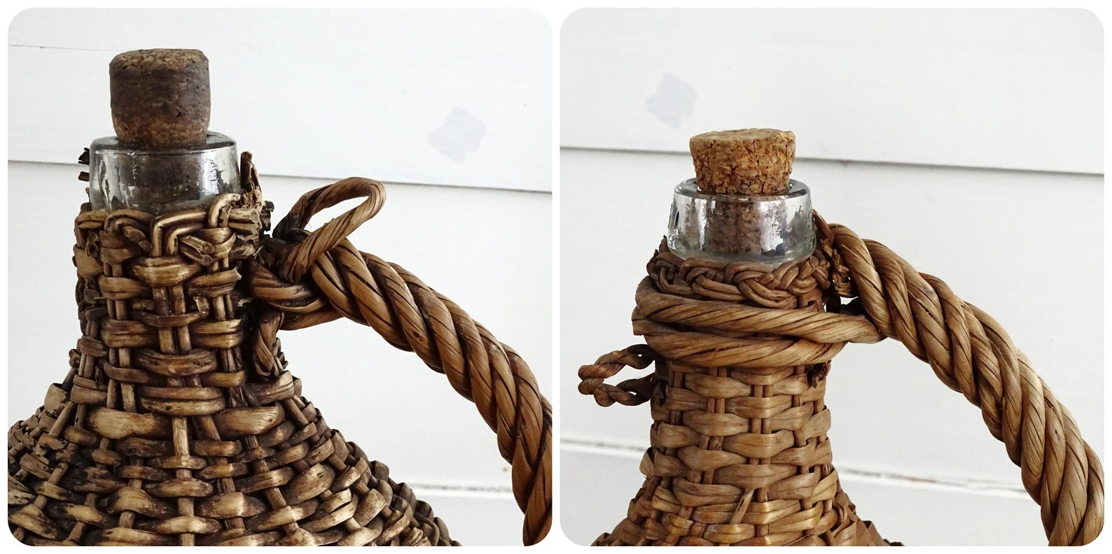 Large European Wicker Demijohn Old Woven Basket Wrapp Wine - Etsy | Etsy (US)