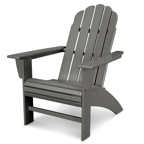 POLYWOOD Vineyard Curveback Resin Adirondack Chair | Birch Lane