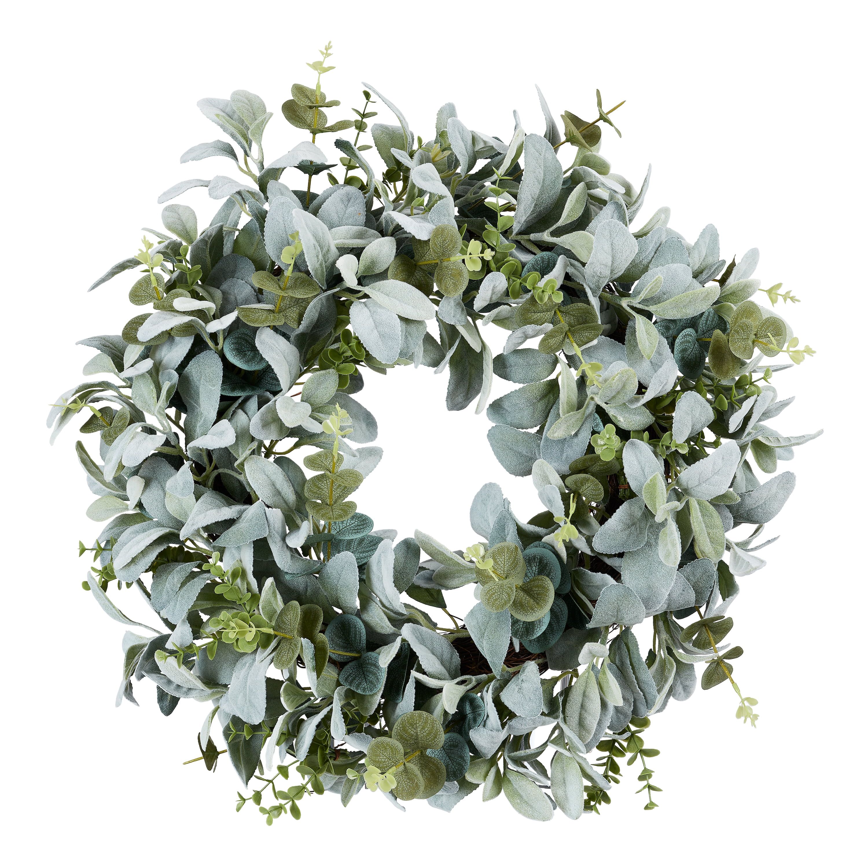 Holiday Time Polyester Holiday Wreath, 22" (Green) - Walmart.com | Walmart (US)