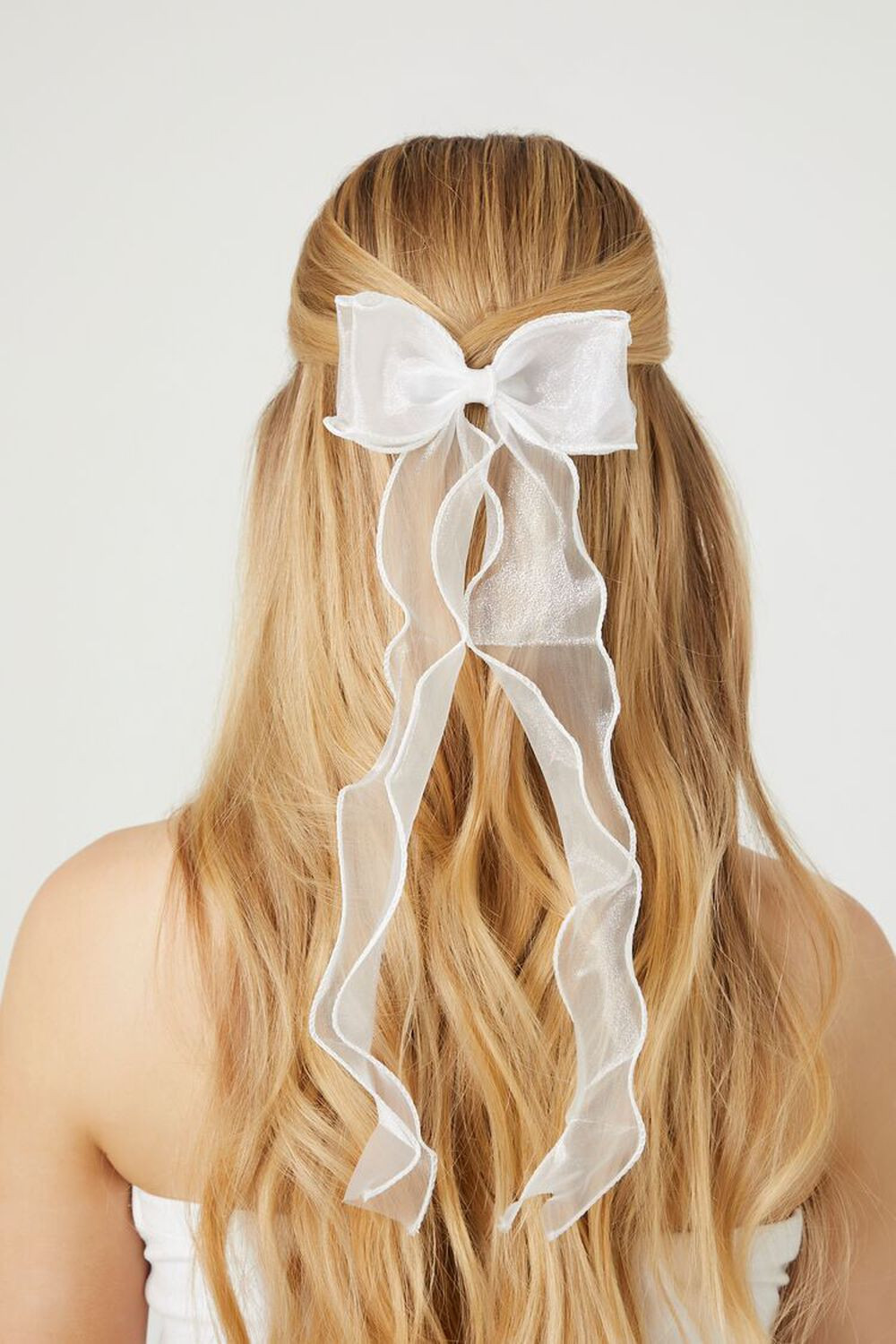 Sheer Ribbon Hair Clip | Forever 21 | Forever 21 (US)