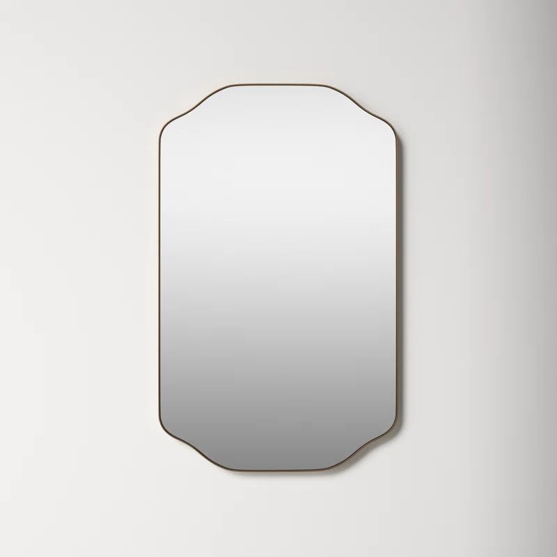 Eaton Asymmetrical Metal Wall Mirror | Wayfair North America