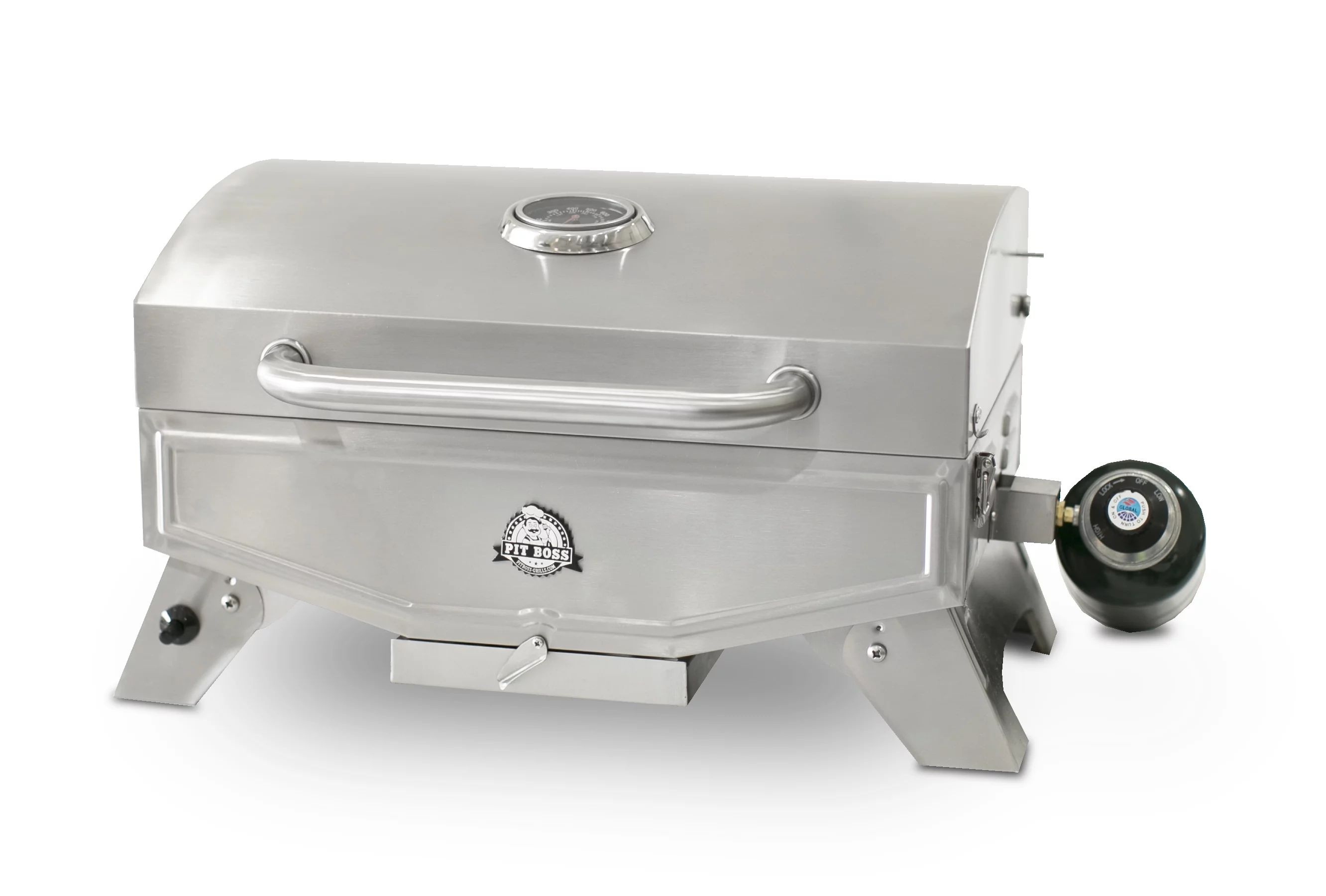 Pit Boss 1 Burner Silver Propane Portable Gas Grill - Walmart.com | Walmart (US)