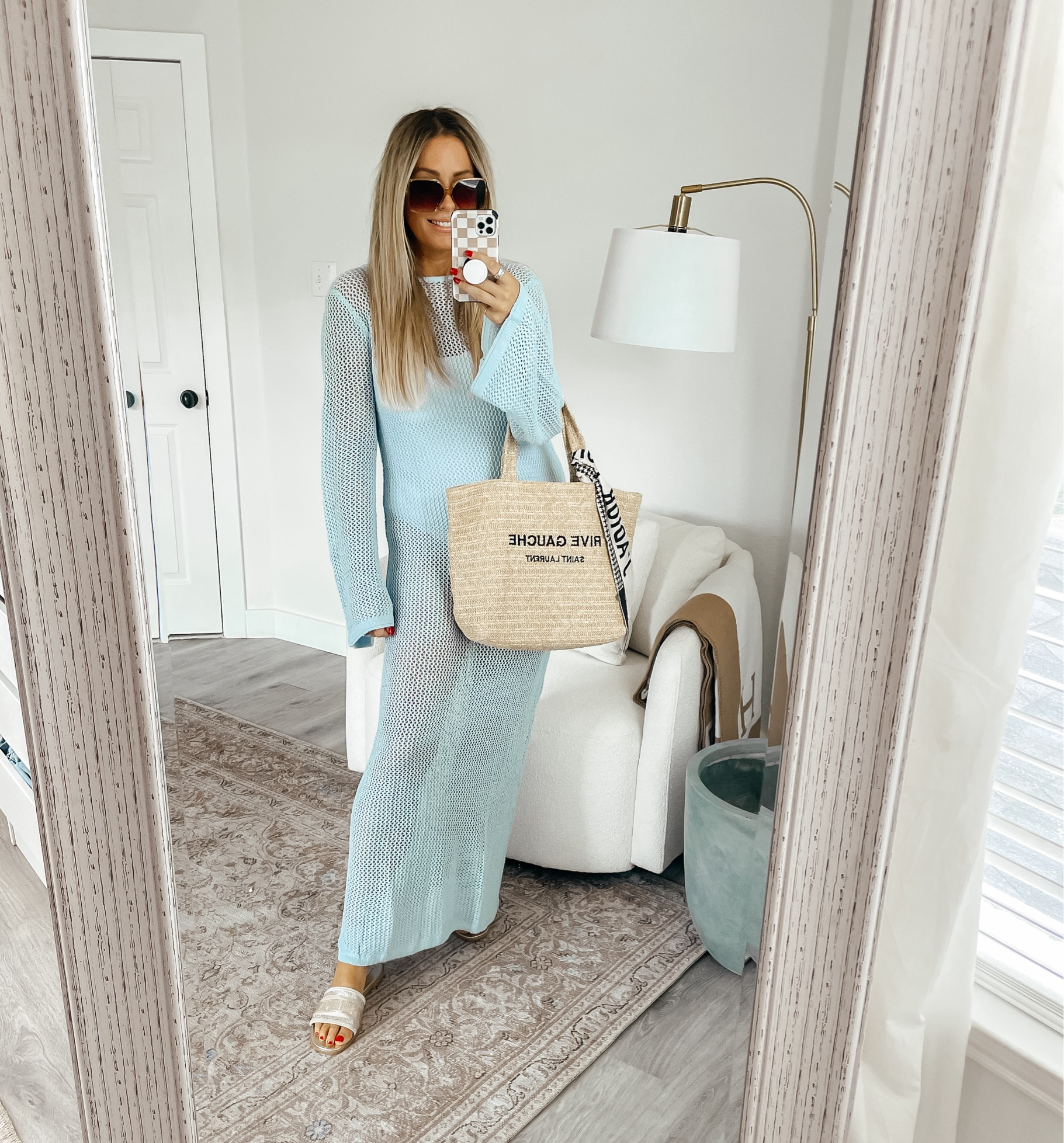 Sized up to a large in the swim coverup. 
Shorts. Sandals. Swim coverup. Resort wear. Swim coverup. Free people looks. Spring fashion outfit. Spring outfits. Summer outfits. Summer fashion. Daily deals. Jumpsuit. Tank top. Resort wear. Beach vacation. Swim. Swimsuit. #LTKswim #LTKsalealert

#LTKSwim #LTKSaleAlert #LTKVideo