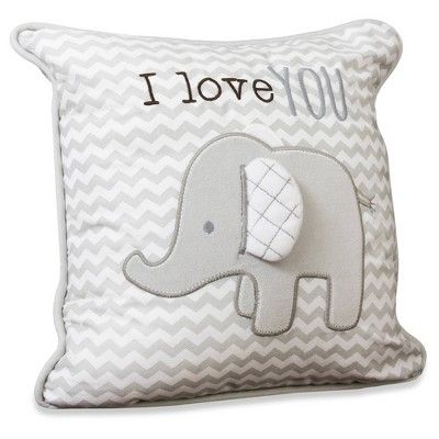 Wendy Bellissimo Elephant &#39;I Love You&#39; Pillow | Target