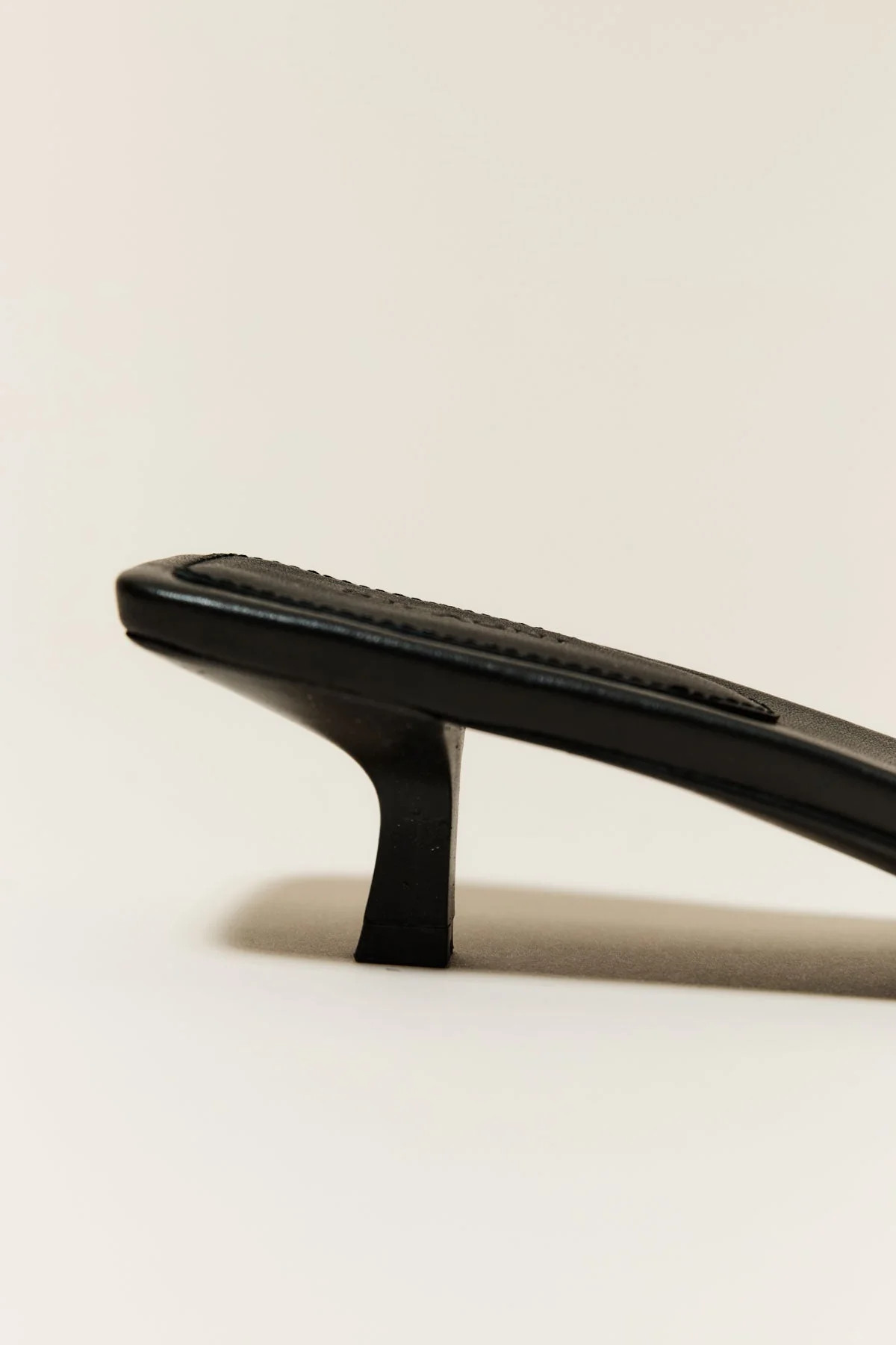 Gathered Kitten Heels - Black | St. Agni (US, UK, EU)