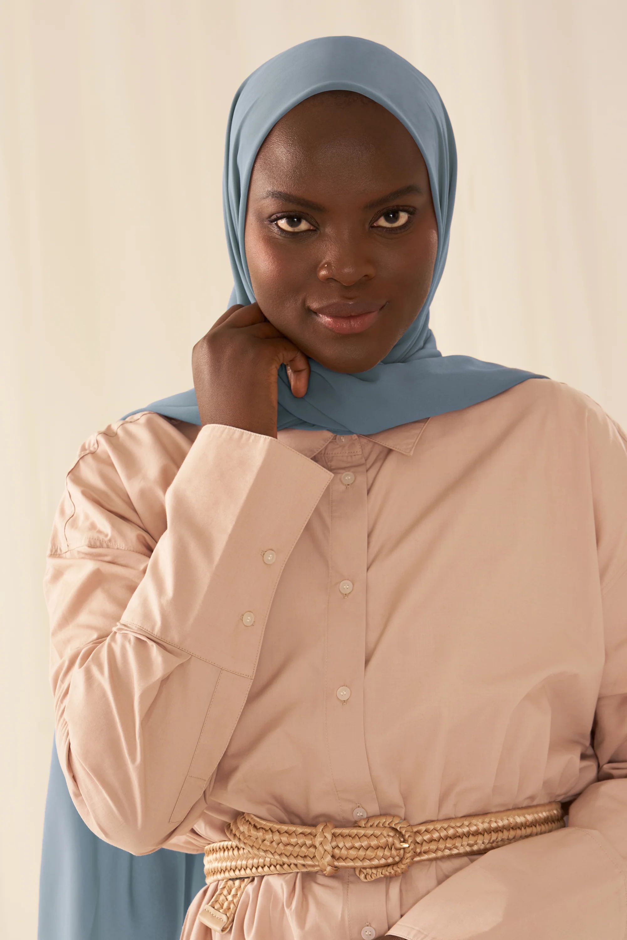 Everyday Chiffon Hijab - Blue Haze | Haute Hijab