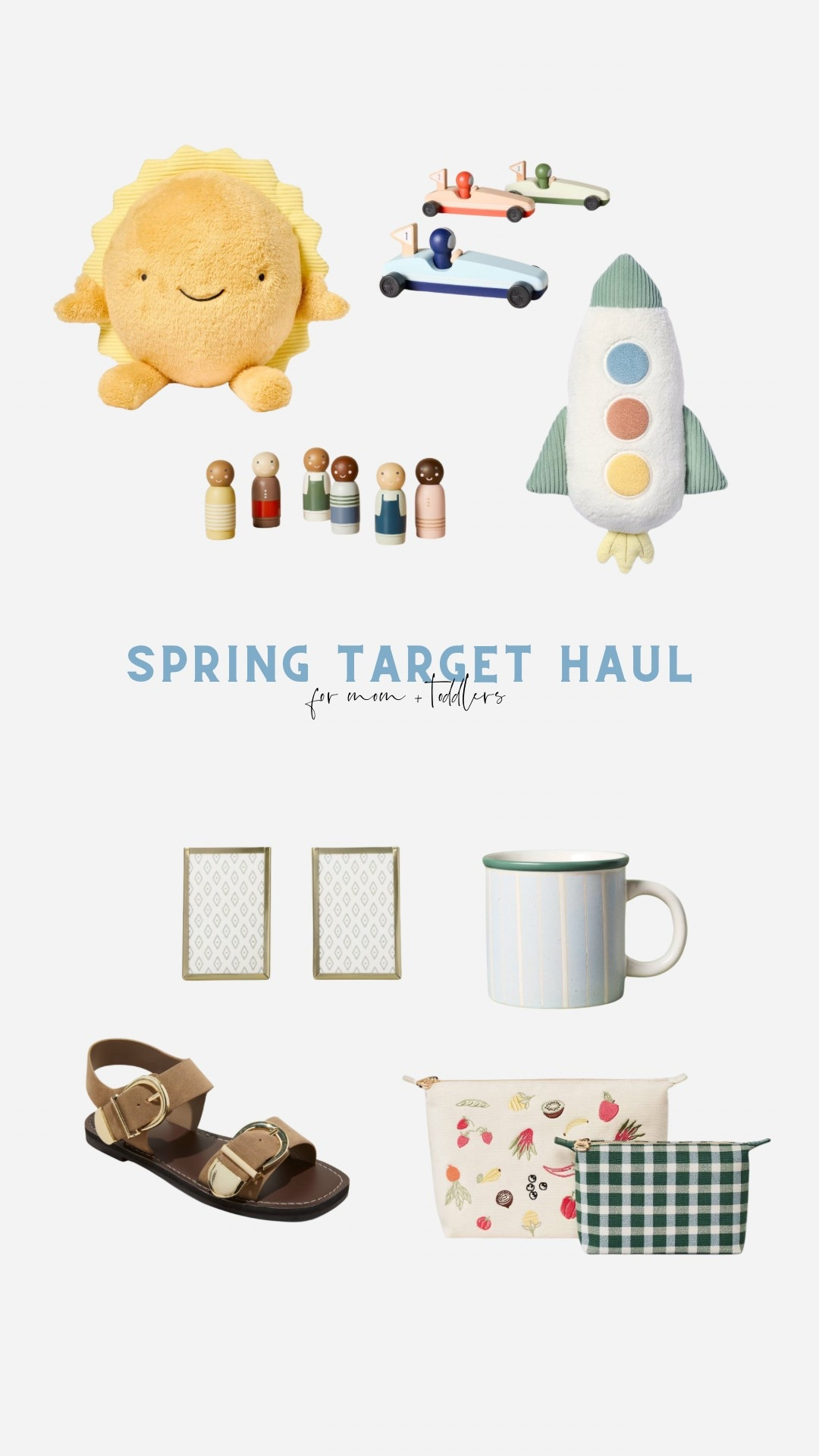 Toddler and mom Target haul! Fun last minute Easter basket additions + a cute new mug, pouches for my mom bag and some sandals that are giving Zara but so affordable. 

#LTKStyleTip #LTKKids #LTKSeasonal