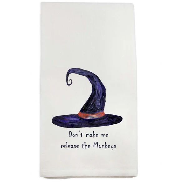 Witches and Monkeys Dishtowel | Waiting On Martha