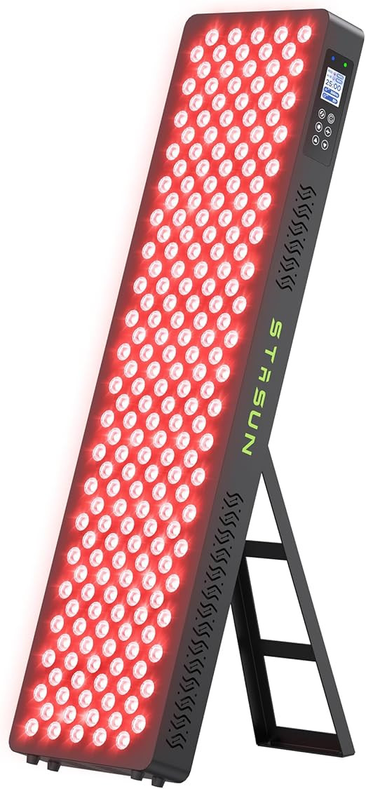 STASUN Dual-Chip Rotlicht Therapiegerät,4 Spektren 660&850nm Vollkörper-Rotlichtlampe,210 LEDs ... | Amazon (DE)