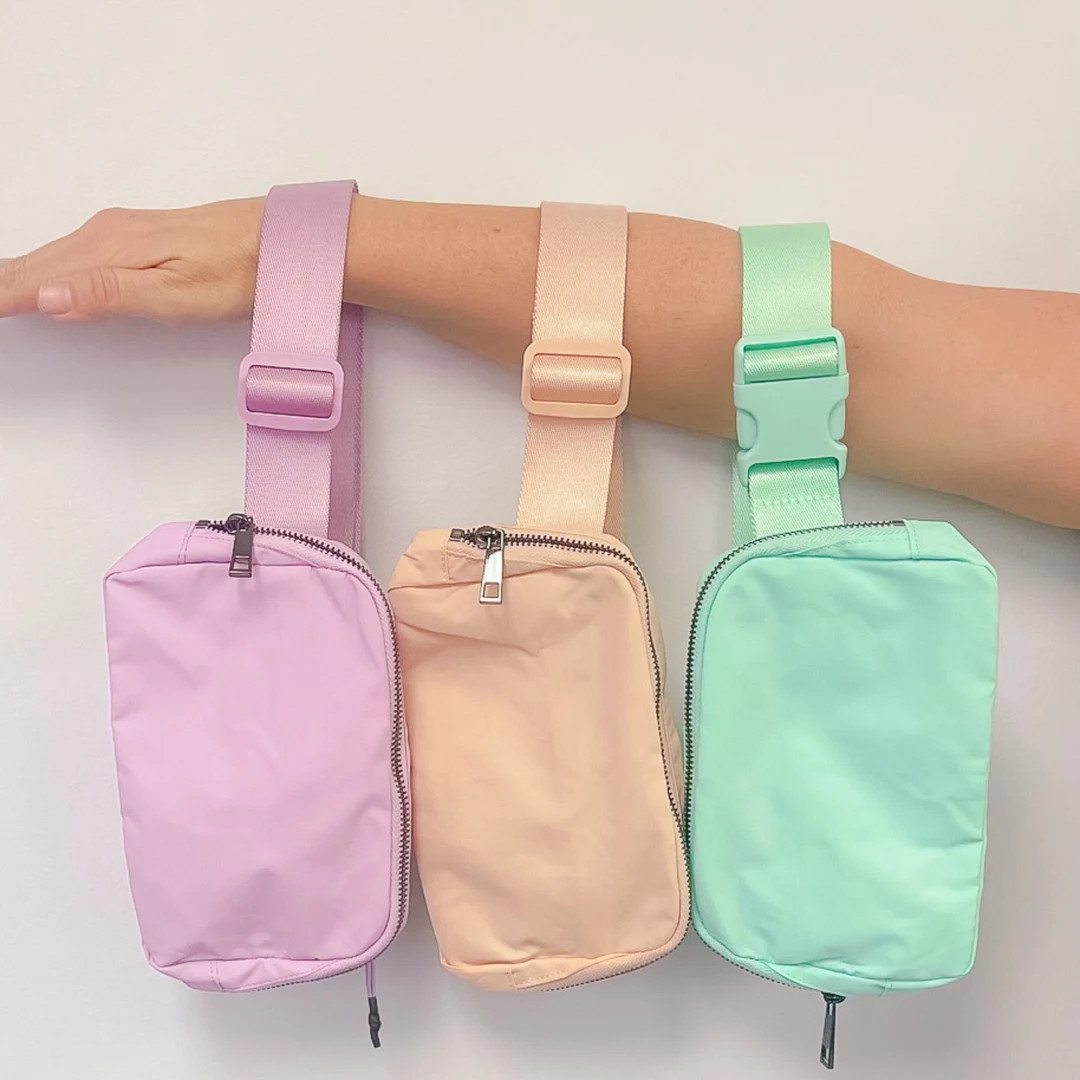 Mothers Day Gift, Spring Colors, Nylon fanny pack, Monogram Belt Bag, Belt Bag, Crossbody Bag, Gi... | Etsy (US)