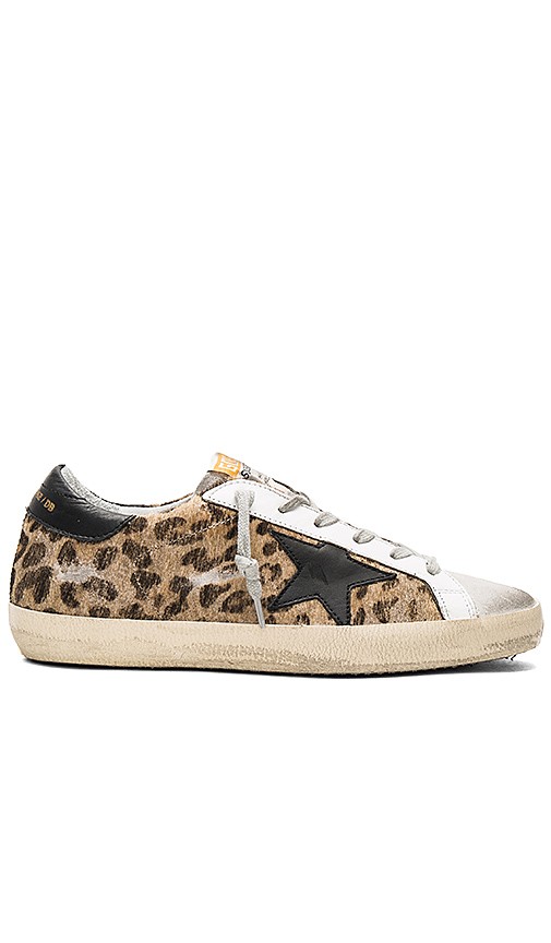Superstar Sneaker in Snow Leopard & Black | Revolve Clothing (Global)