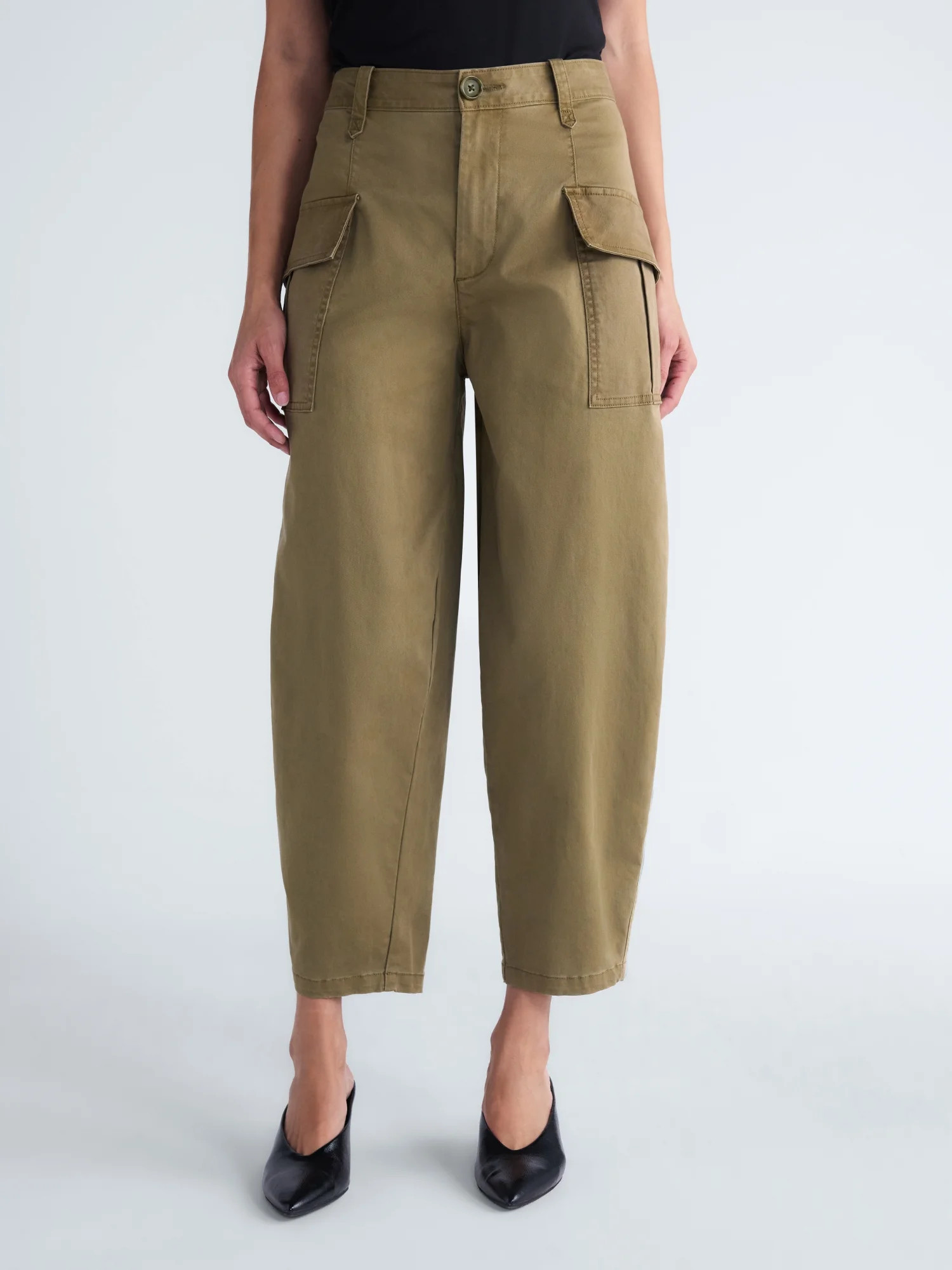 Scoop Women's Tapered Cargo Trousers, 26'' Inseam, Sizes 0-20 | Walmart (US)