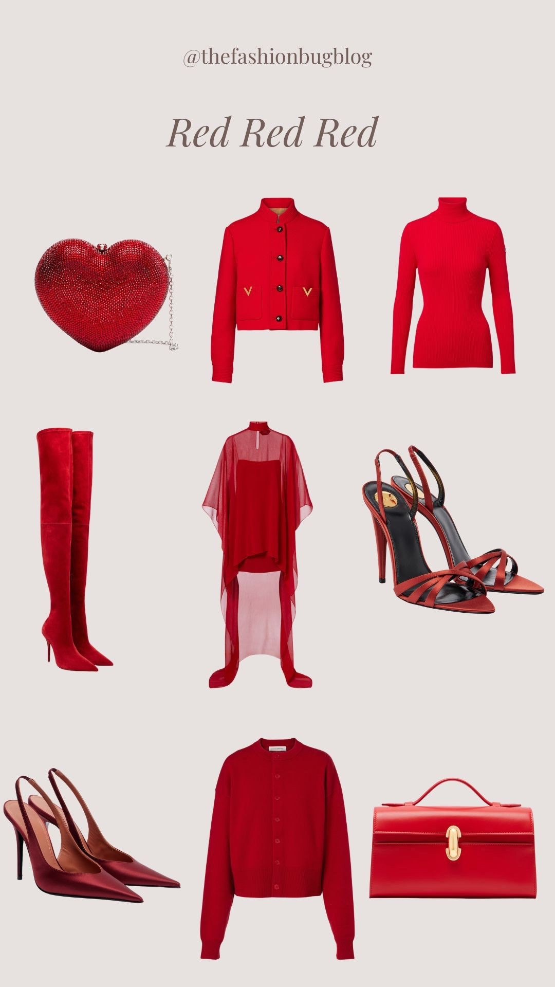 MyTheresa red wishlist 